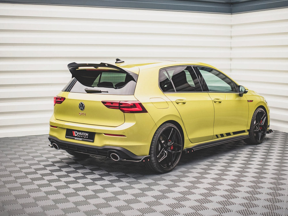 Rear Side Splitters V.1 + Flaps compatible with VW Golf 8 GTI Clubsport