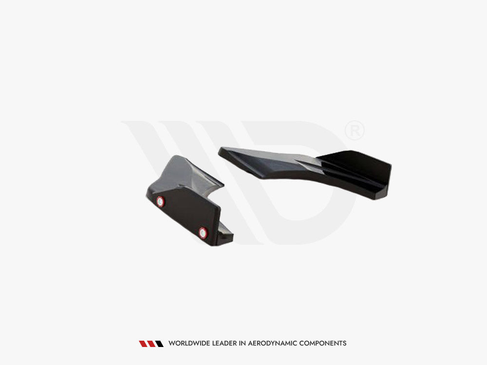 Rear Side Splitters V.1 + Flaps compatible with VW Golf 8 GTI Clubsport