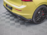 Rear Side Splitters V.1 + Flaps compatible with VW Golf 8 GTI Clubsport