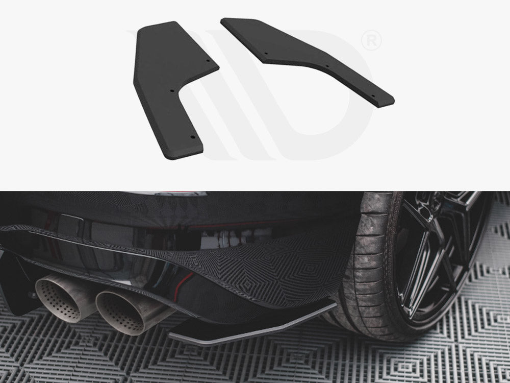 Street PRO Rear Side Splitters VW Golf R MK8 (2020-)