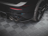 Street PRO Rear Side Splitters compatible with VW Golf R Mk8