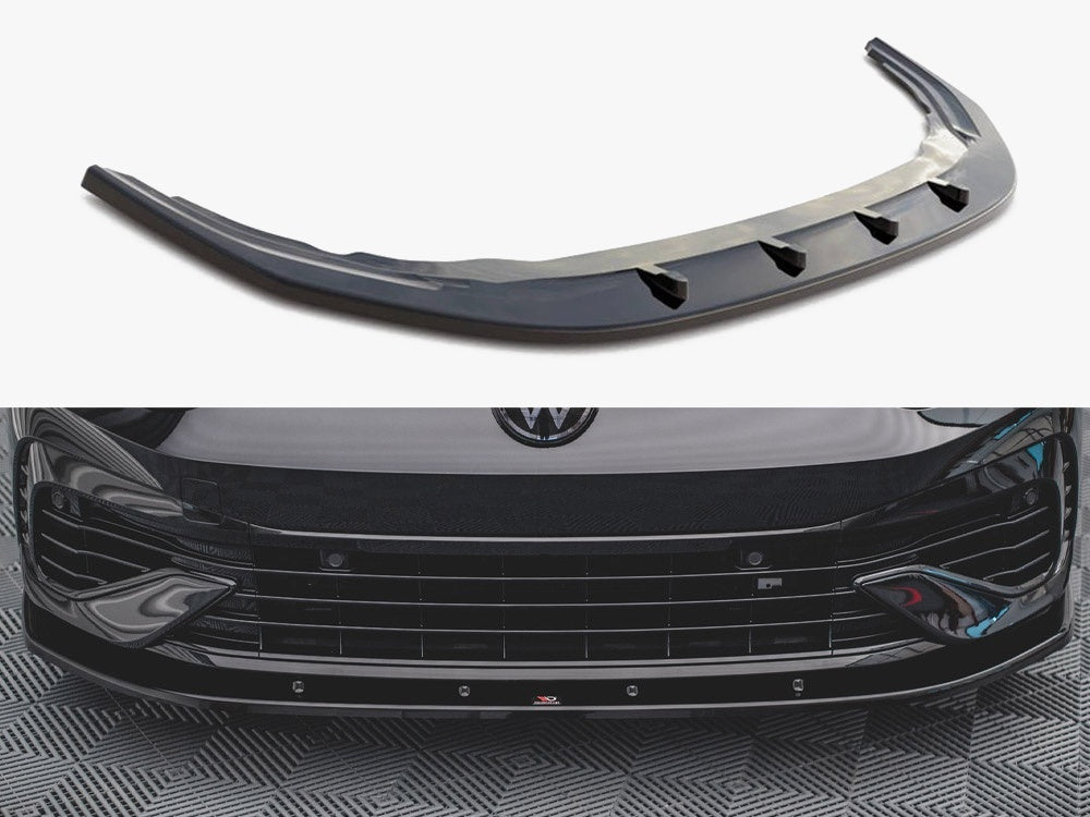Front Splitter V.1 compatible with VW Golf R Mk8