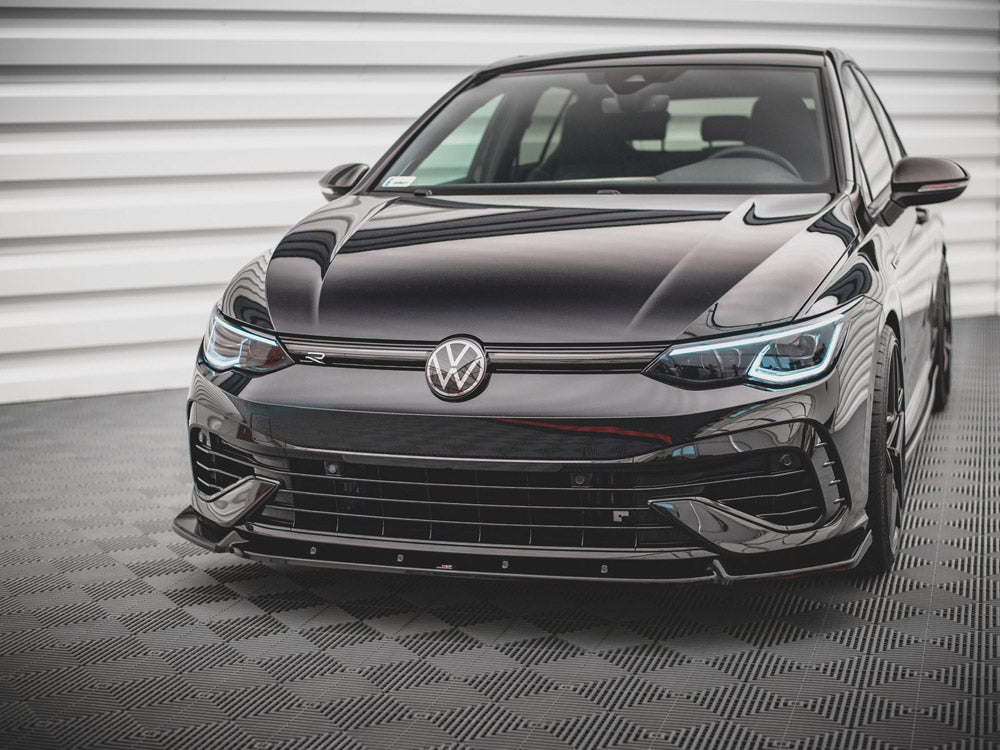 Front Splitter V.2 compatible with VW Golf R Mk8