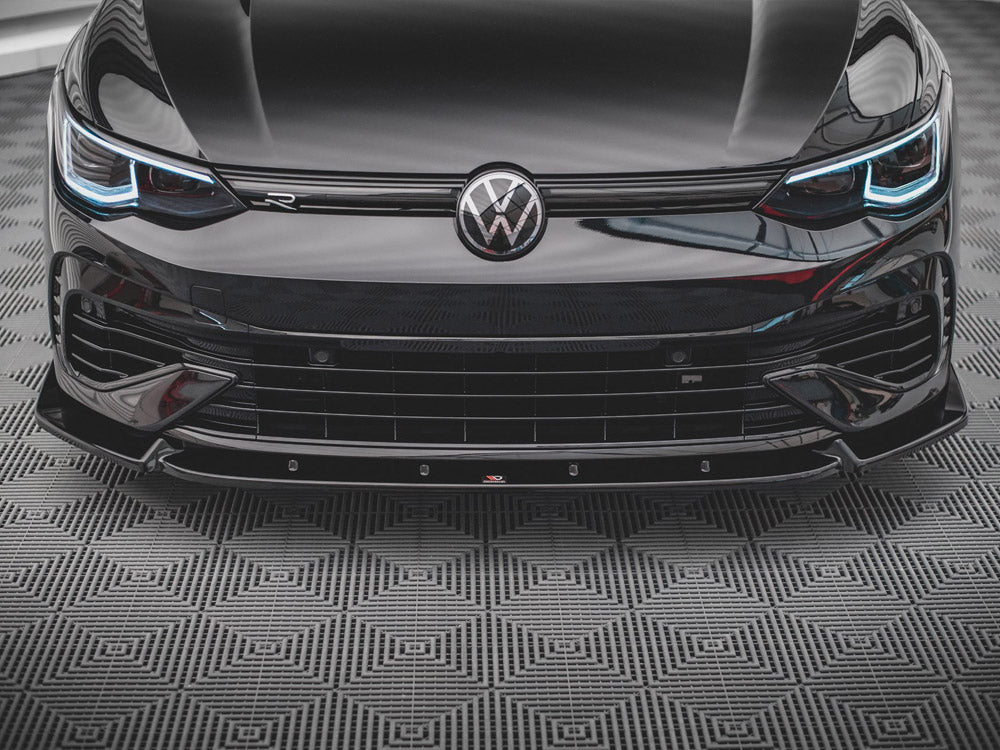 Front Splitter V.2 compatible with VW Golf R Mk8