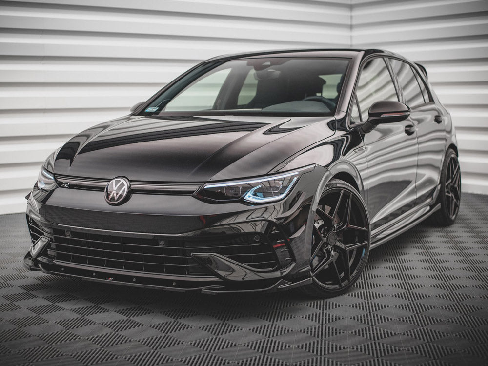 Front Splitter V.4 compatible with VW Golf R Mk8