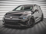Front Splitter V.4 compatible with VW Golf R Mk8