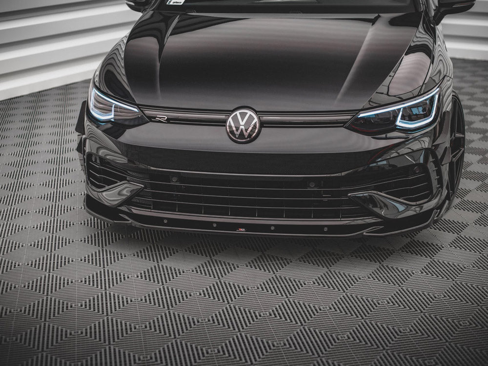 Front Splitter V.4 compatible with VW Golf R Mk8