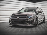 Front Splitter V.5 compatible with VW Golf R Mk8