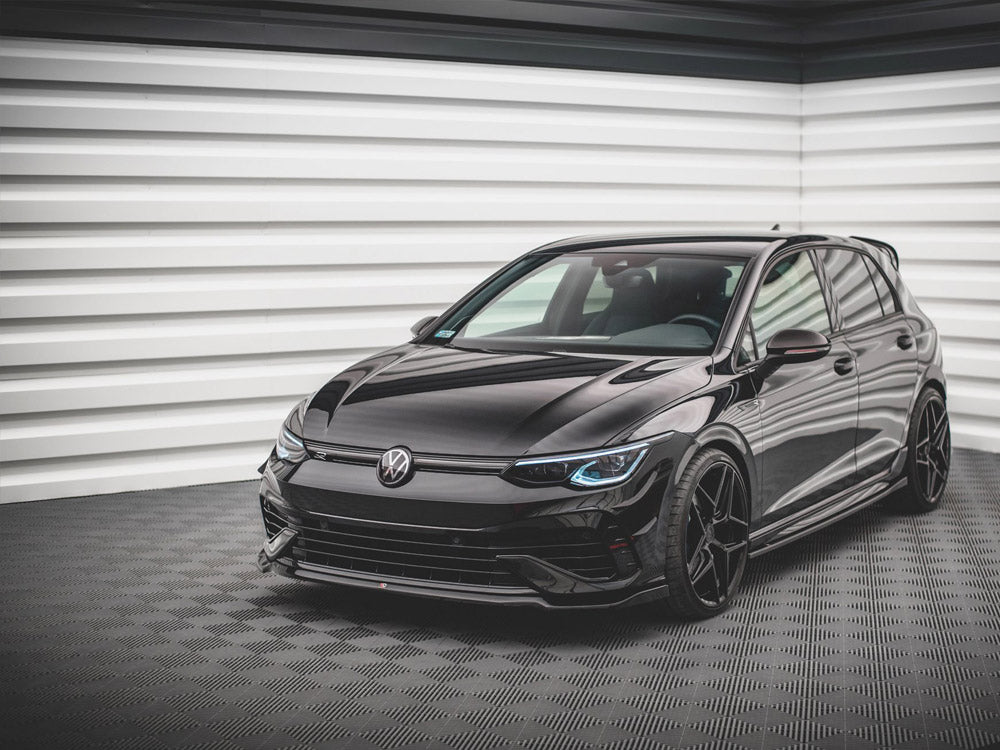 Front Splitter V.6 compatible with VW Golf R Mk8