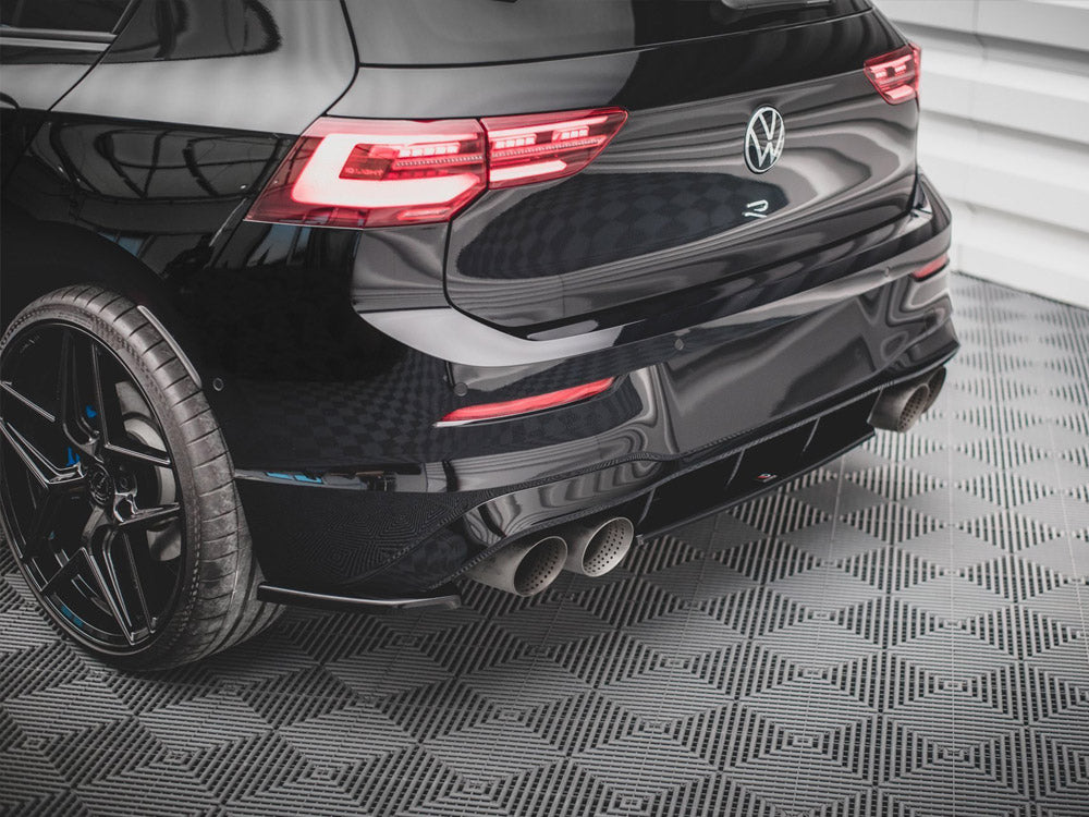 Rear Side Splitters V.1 compatible with Volkswagen Golf R Mk8
