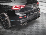 Rear Side Splitters V.1 compatible with Volkswagen Golf R Mk8