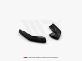 Rear Side Splitters V.2 compatible with Volkswagen Golf R Hatchback Mk8