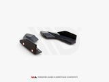 Rear Side Splitters V.2 + Flaps compatible with Volkswagen Golf R Hatchback Mk8