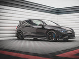 Rear Side Splitters V.2 + Flaps compatible with Volkswagen Golf R Hatchback Mk8