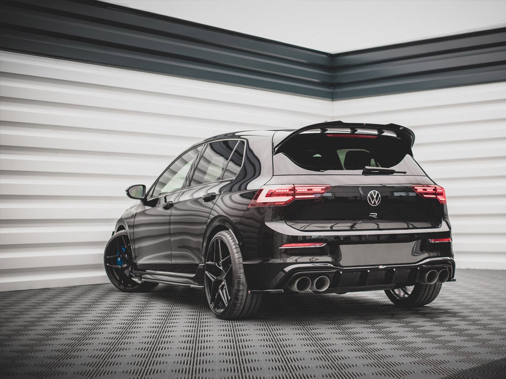Rear Side Splitters V.4 compatible with Volkswagen Golf R Hatchback Mk8