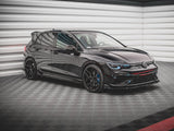 Side Skirts Diffusers V.2 + Flaps compatible with VW Golf R Mk8