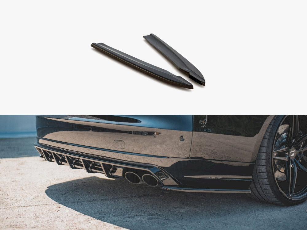 Rear Side Splitters V.2 compatible with Audi S8 D4 Facelift (2015-2017)