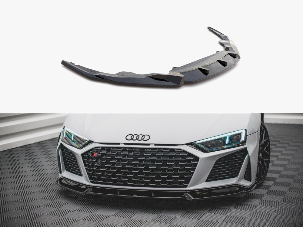 Front Splitter V.1 compatible with Audi R8 Mk2 Facelift
