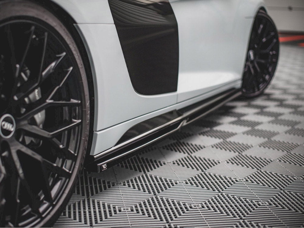 Side Skirts Diffusers V.1 compatible with Audi R8 Mk2 Facelift