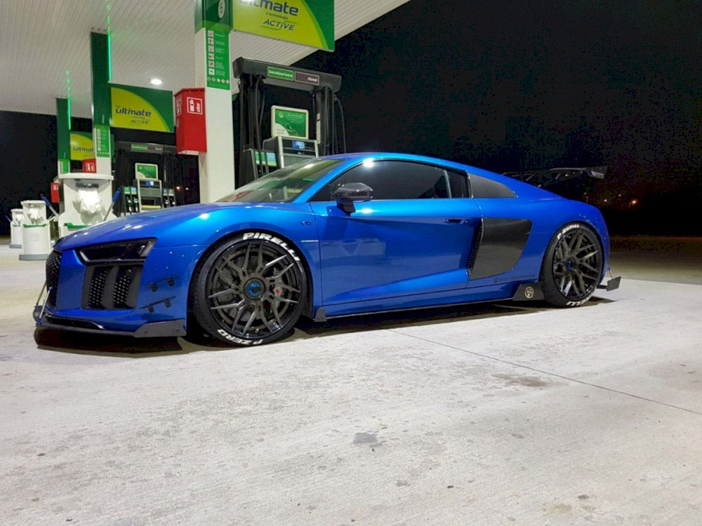 Racing Side Skirts Diffusers compatible with Audi R8 Mk2 (2015 - 2017)