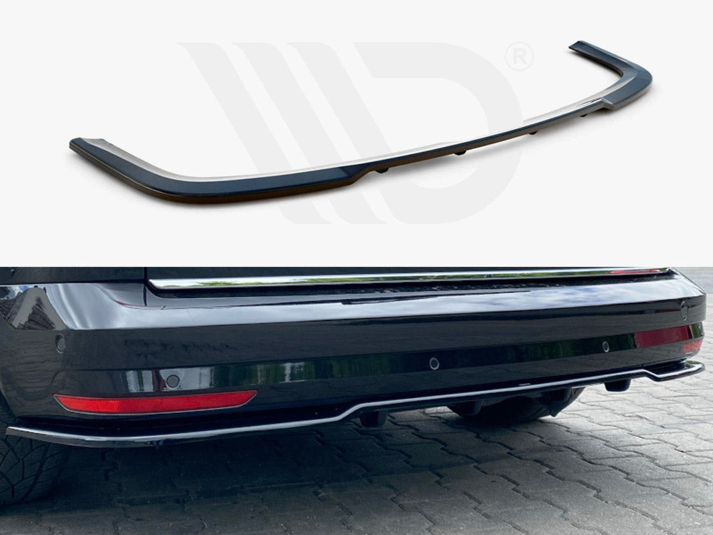 MAXTON DESIGN Central Rear Splitter (W/ Vertical Bars) Volkswagen Caddy MK4 (2015-2020)