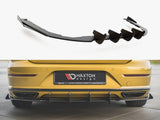 Street PRO Rear Diffuser + Flaps compatible with Volkswagen Arteon R-Line Sedan / Shooting Brake Mk1