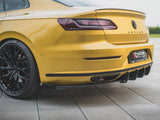 Street PRO Rear Diffuser + Flaps compatible with Volkswagen Arteon R-Line Sedan / Shooting Brake Mk1