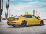 Street PRO Rear Diffuser + Flaps compatible with Volkswagen Arteon R-Line Sedan / Shooting Brake Mk1