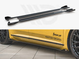 Maxton Racing Side Skirts Diffusers (+flaps) VW Arteon R-line (2017-)