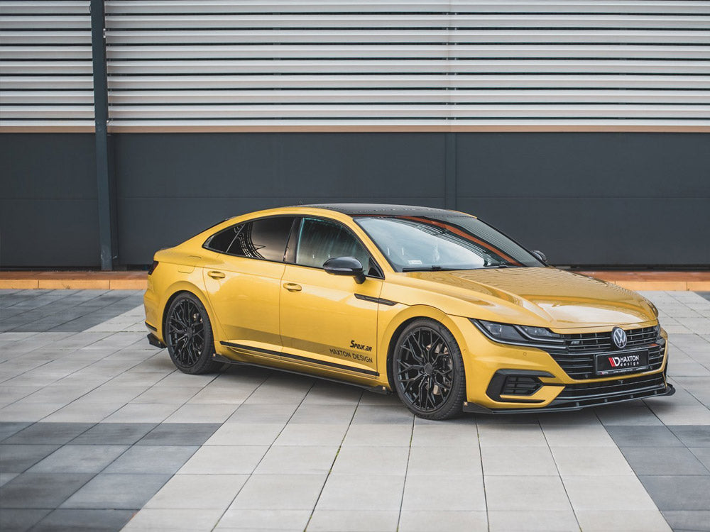 Street PRO Side Skirt Diffusers + Flaps compatible with Volkswagen Arteon R-Line Sedan / Shooting Brake Mk1