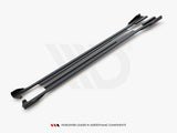 Street PRO Side Skirt Diffusers + Flaps compatible with Volkswagen Arteon R-Line Sedan / Shooting Brake Mk1