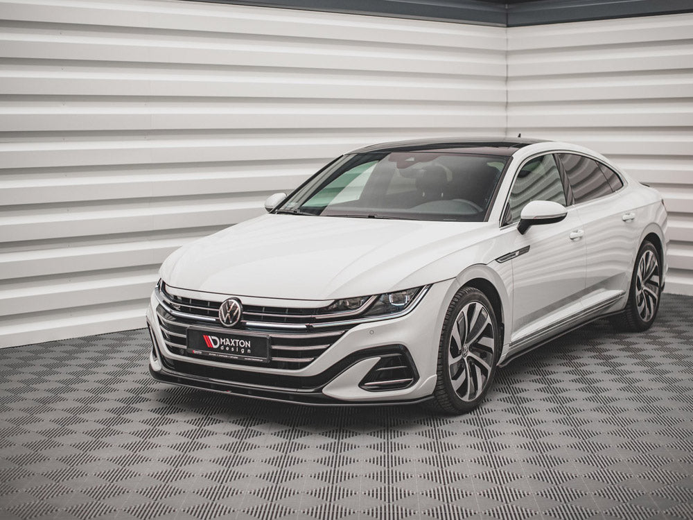 Street PRO Front Splitter compatible with Volkswagen Arteon Sedan / Shooting Brake R-Line Mk1 Facelift