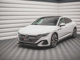 Street PRO Front Splitter compatible with Volkswagen Arteon Sedan / Shooting Brake R-Line Mk1 Facelift