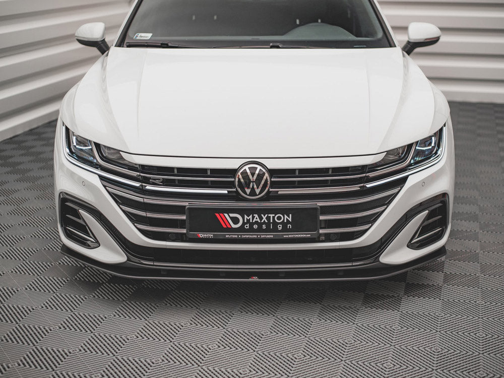 Street PRO Front Splitter compatible with Volkswagen Arteon Sedan / Shooting Brake R-Line Mk1 Facelift