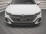 Street PRO Front Splitter compatible with Volkswagen Arteon Sedan / Shooting Brake R-Line Mk1 Facelift