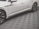 Street PRO Side Skirt Diffusers V.1 compatible with Volkswagen Arteon R/ R-Line Sedan / Shooting Brake Mk1 Facelift