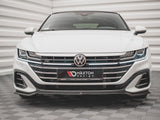 Front Splitter V.3 compatible with Volkswagen Arteon R-Line Sedan / Shooting Brake Mk1 Facelift