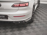 Rear Side Splitters compatible with Volkswagen Arteon R-Line Sedan / Shooting Brake Mk1 Facelift