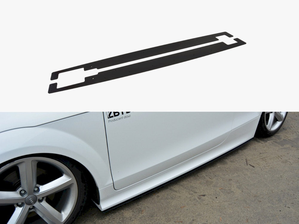 Racing Side Skirts Diffusers compatible with Audi TT Mk2 RS