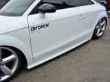 Racing Side Skirts Diffusers compatible with Audi TT Mk2 RS