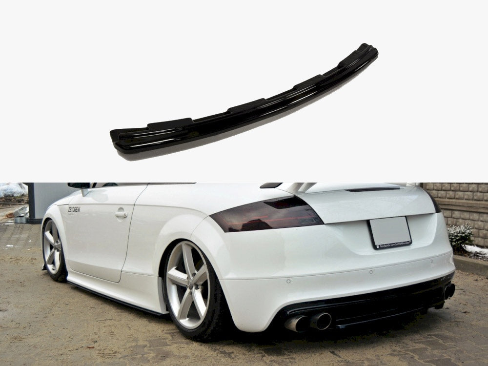 Central Rear Splitter (Vertical Bars) compatible with Audi TT S 8J