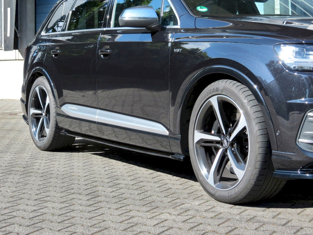 Side Skirts Diffusers compatible with Audi SQ7 / Q7 S Line Mk2