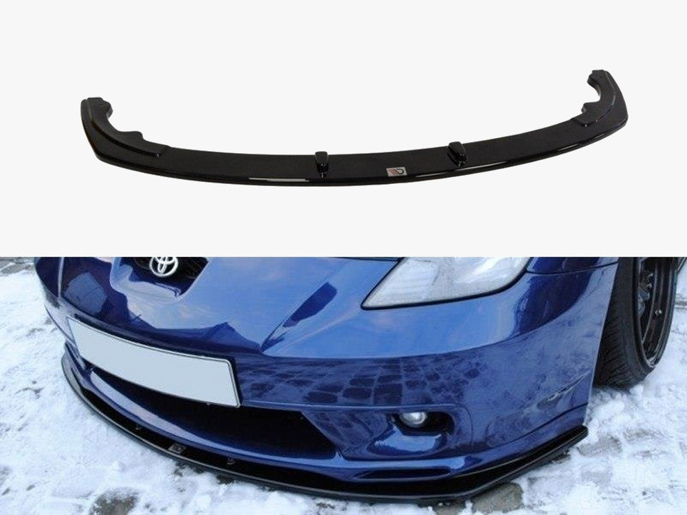 Front Splitter compatible with Toyota Celica T23 TS Preface - Carbon Look