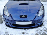 Front Splitter compatible with Toyota Celica T23 TS Preface - Carbon Look