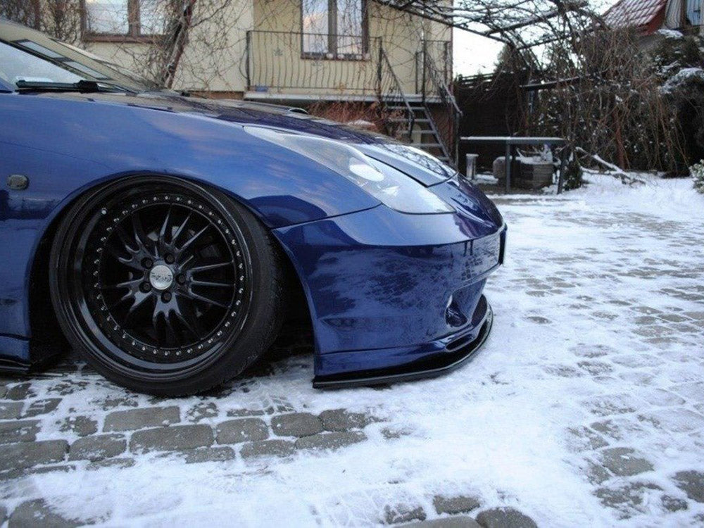 Front Splitter compatible with Toyota Celica T23 TS Preface - Carbon Look