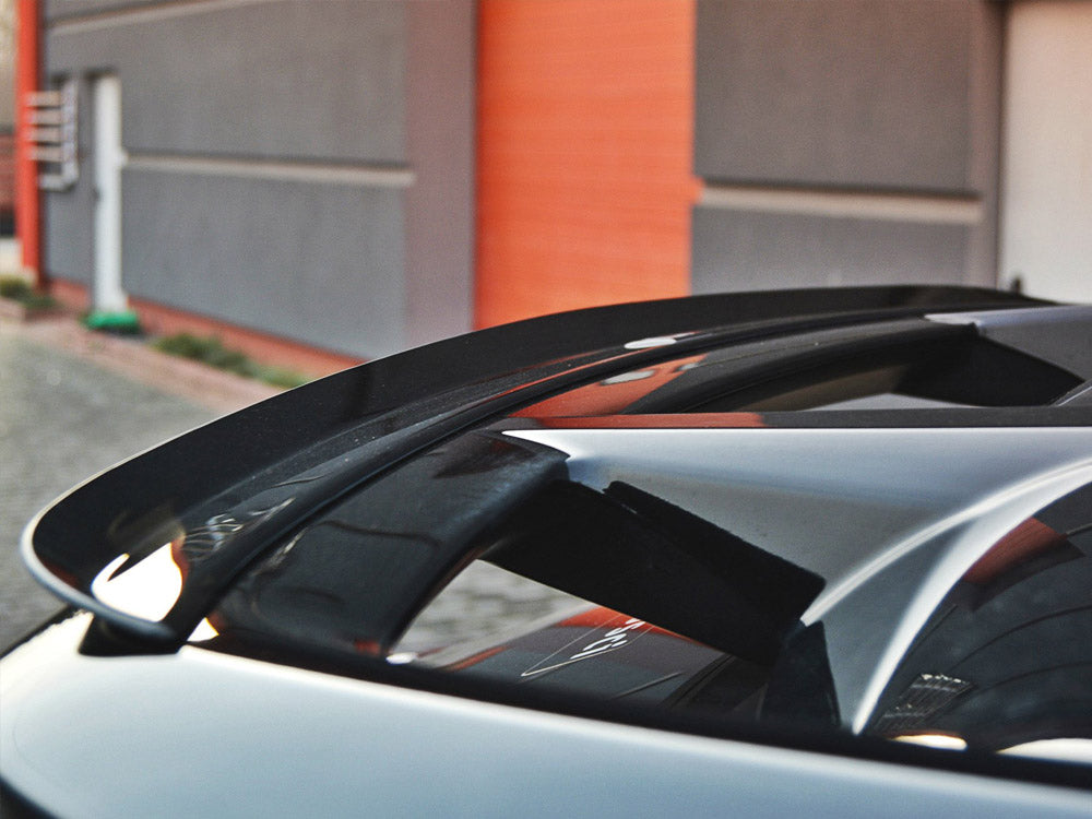 Roof Spoiler Extension CAP compatible with Toyota C-HR (2016-UP) - Carbon Look