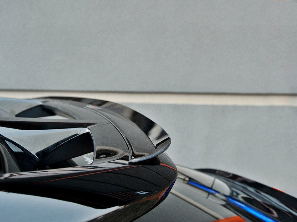 Roof Spoiler Extension CAP compatible with Toyota C-HR (2016-UP) - Carbon Look