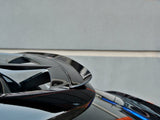 Roof Spoiler Extension CAP compatible with Toyota C-HR (2016-UP) - Carbon Look