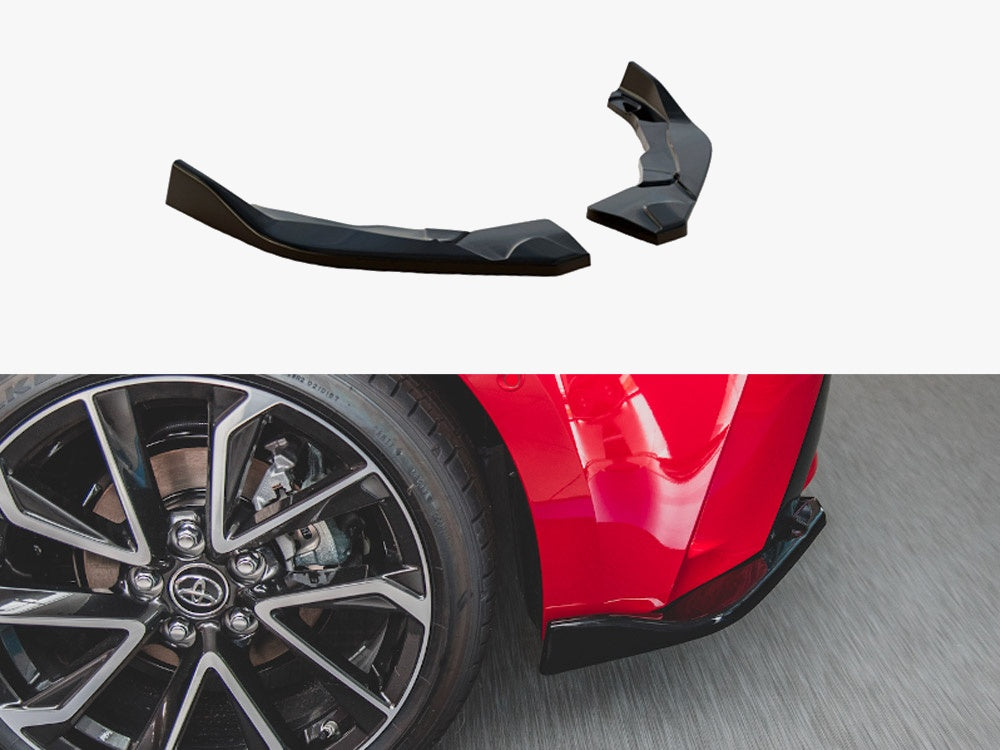 Rear Side Splitters compatible with Toyota Corolla Mk12 Hatchback