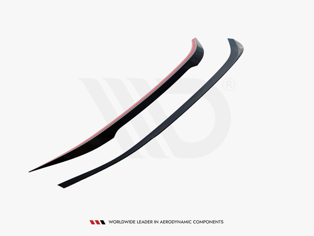 Spoiler CAP compatible with Toyota Corolla Mk12 Sedan - Carbon Look